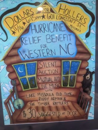 Timber Rattlers benefit for North Carolina hurricane victims Nov 17 @ LONGSTAFF HOUSE